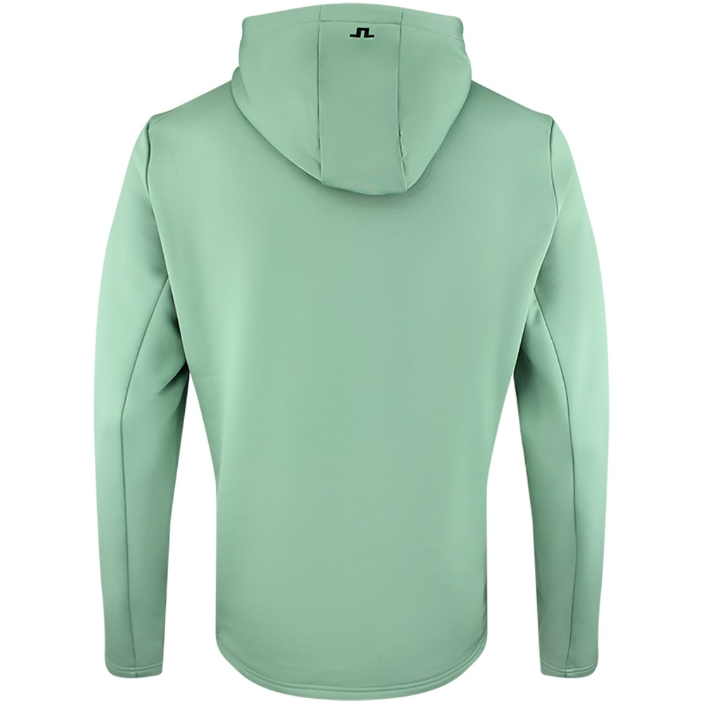 J.Lindeberg Golf Pullover - Aerial QZ Hoodie - Hedge Green SS26