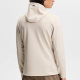 J.Lindeberg Golf Pullover - Aerial QZ Hoodie - Moonbeam SS26