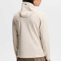 J.Lindeberg Golf Pullover - Aerial QZ Hoodie - Moonbeam SS26