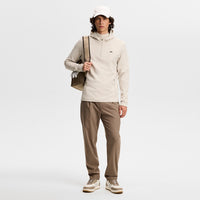 J.Lindeberg Golf Pullover - Aerial QZ Hoodie - Moonbeam SS26