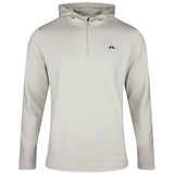 J.Lindeberg Golf Pullover - Aerial QZ Hoodie - Moonbeam SS26