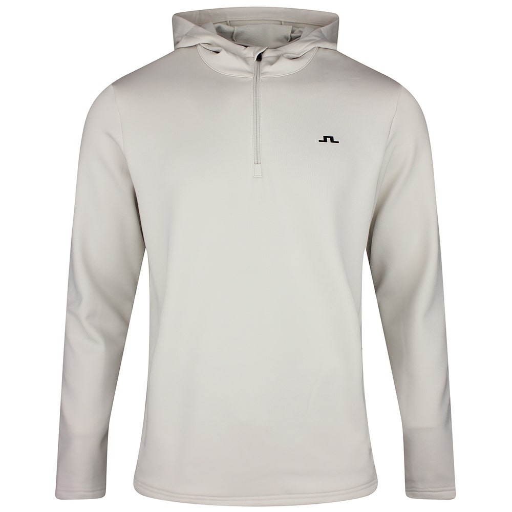 J.Lindeberg Golf Pullover - Aerial QZ Hoodie - Moonbeam SS26