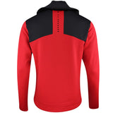 J.Lindeberg Golf Pullover - Banks QZ Hoodie - Barbados Cherry PS26