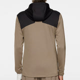 J.Lindeberg Golf Pullover - Banks QZ Hoodie - Brindle PS26