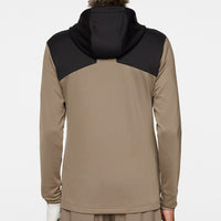 J.Lindeberg Golf Pullover - Banks QZ Hoodie - Brindle PS26