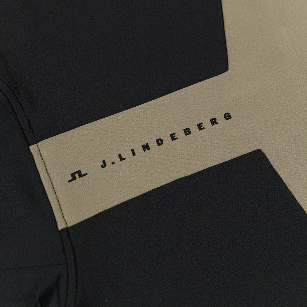 J.Lindeberg Golf Pullover - Banks QZ Hoodie - Brindle PS26