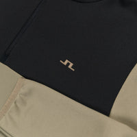 J.Lindeberg Golf Pullover - Banks QZ Hoodie - Brindle PS26