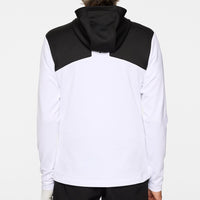 J.Lindeberg Golf Pullover - Banks QZ Hoodie - White PS26