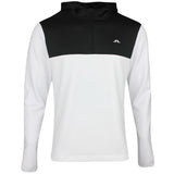 J.Lindeberg Golf Pullover - Banks QZ Hoodie - White PS26