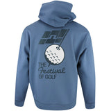 J.Lindeberg Golf Pullover - Billy Hoodie DPWT - Vintage Indigo AW25