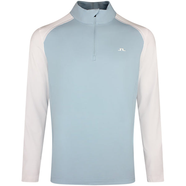 J.Lindeberg Golf Pullover - Blake QZ - Forget-Me-Not SS26