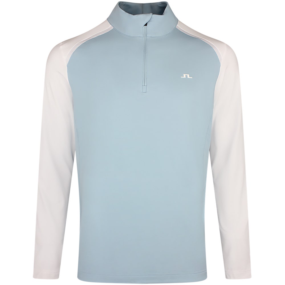 J.Lindeberg Golf Pullover - Blake QZ - Forget-Me-Not SS26