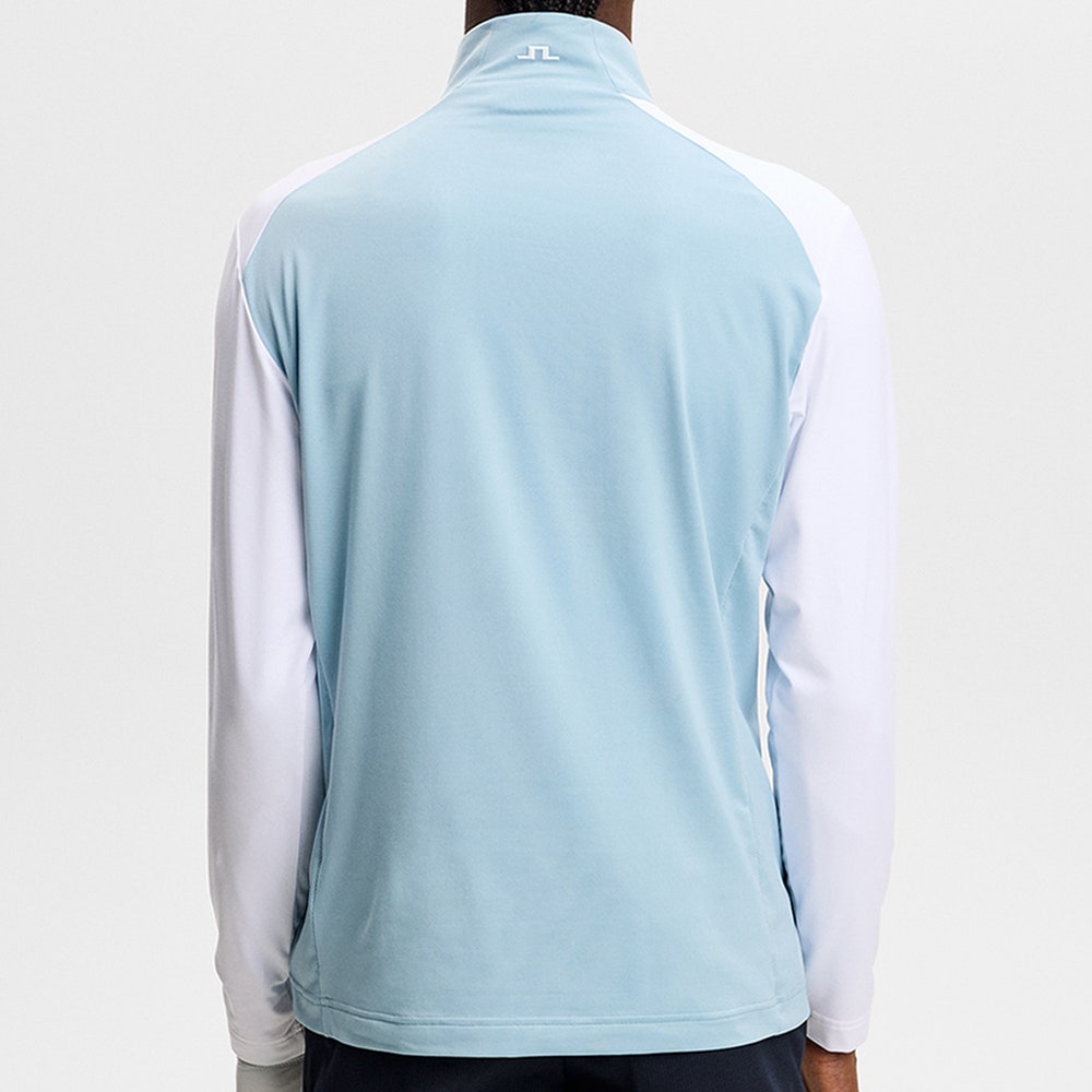 J.Lindeberg Golf Pullover - Blake QZ - Forget-Me-Not SS26