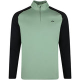 J.Lindeberg Golf Pullover - Blake QZ - Hedge Green SS26