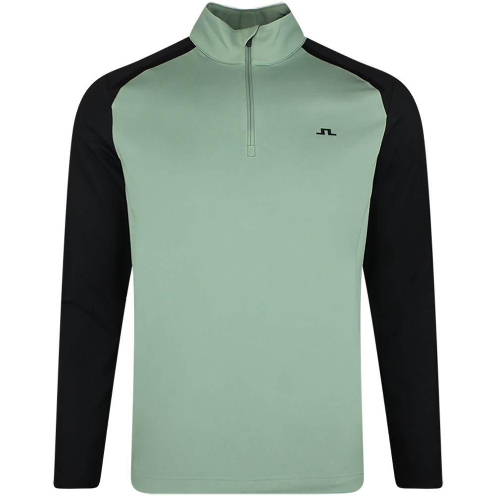 J.Lindeberg Golf Pullover - Blake QZ - Hedge Green SS26