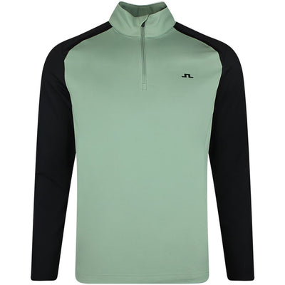 J.Lindeberg Golf Pullover - Blake QZ - Hedge Green SS26