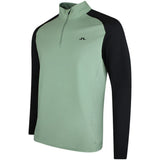 J.Lindeberg Golf Pullover - Blake QZ - Hedge Green SS26