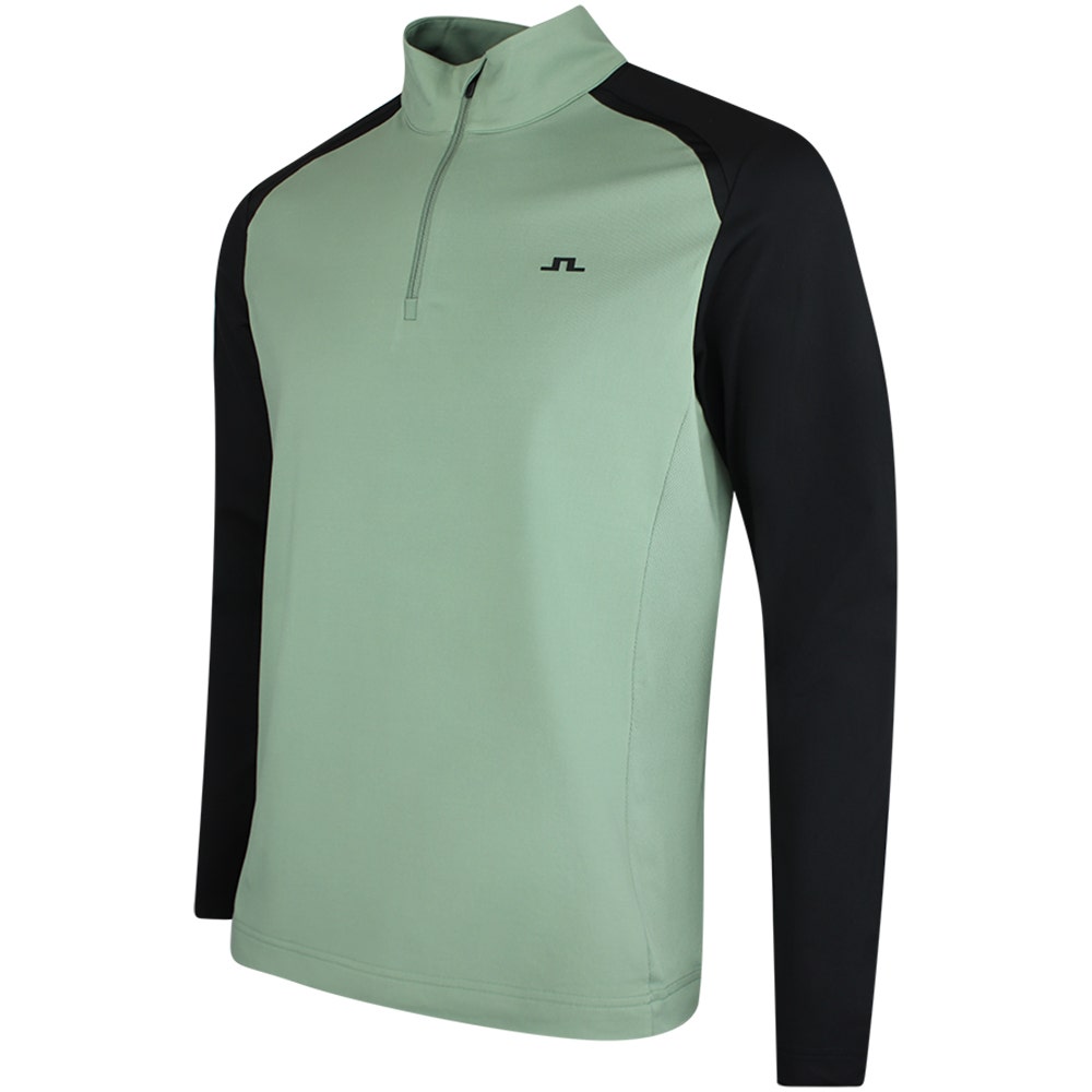 J.Lindeberg Golf Pullover - Blake QZ - Hedge Green SS26