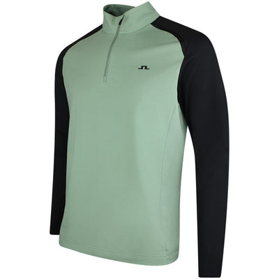 J.Lindeberg Golf Pullover - Blake QZ - Hedge Green SS26