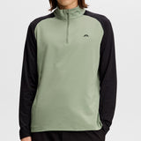 J.Lindeberg Golf Pullover - Blake QZ - Hedge Green SS26