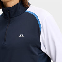 J.Lindeberg Golf Pullover - Blake QZ - JL Navy SS26