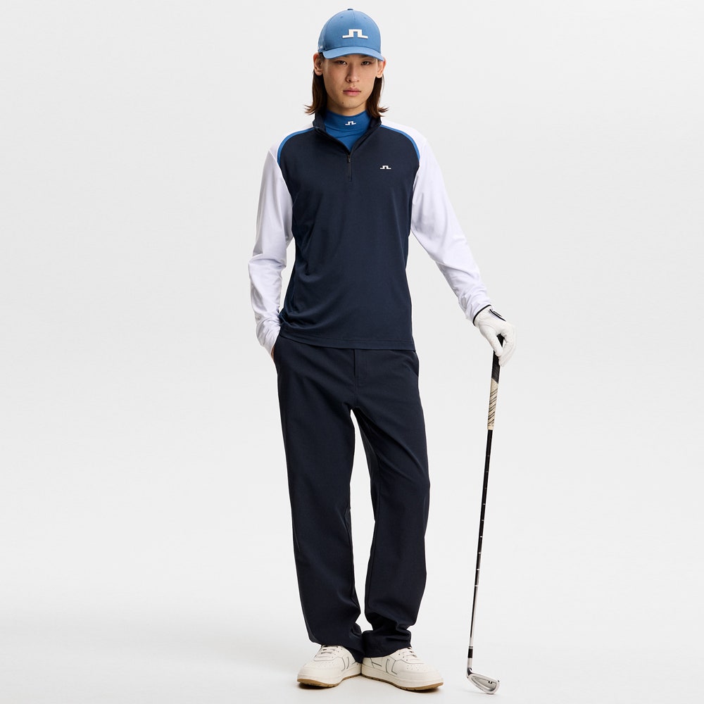 J.Lindeberg Golf Pullover - Blake QZ - JL Navy SS26