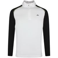 J.Lindeberg Golf Pullover - Blake QZ - White SS26