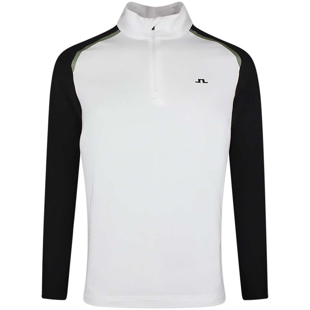 J.Lindeberg Golf Pullover - Blake QZ - White SS26