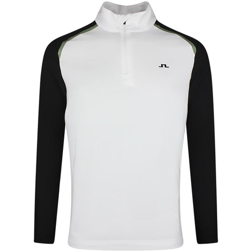 J.Lindeberg Golf Pullover - Blake QZ - White SS26