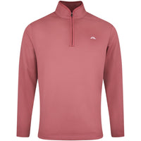 J.Lindeberg Golf Pullover - Clide QZ - Apple Butter SS26