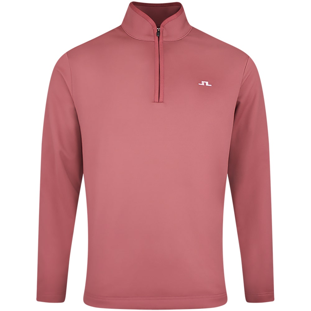 J.Lindeberg Golf Pullover - Clide QZ - Apple Butter SS26