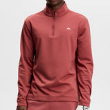 J.Lindeberg Golf Pullover - Clide QZ - Apple Butter SS26