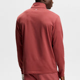 J.Lindeberg Golf Pullover - Clide QZ - Apple Butter SS26