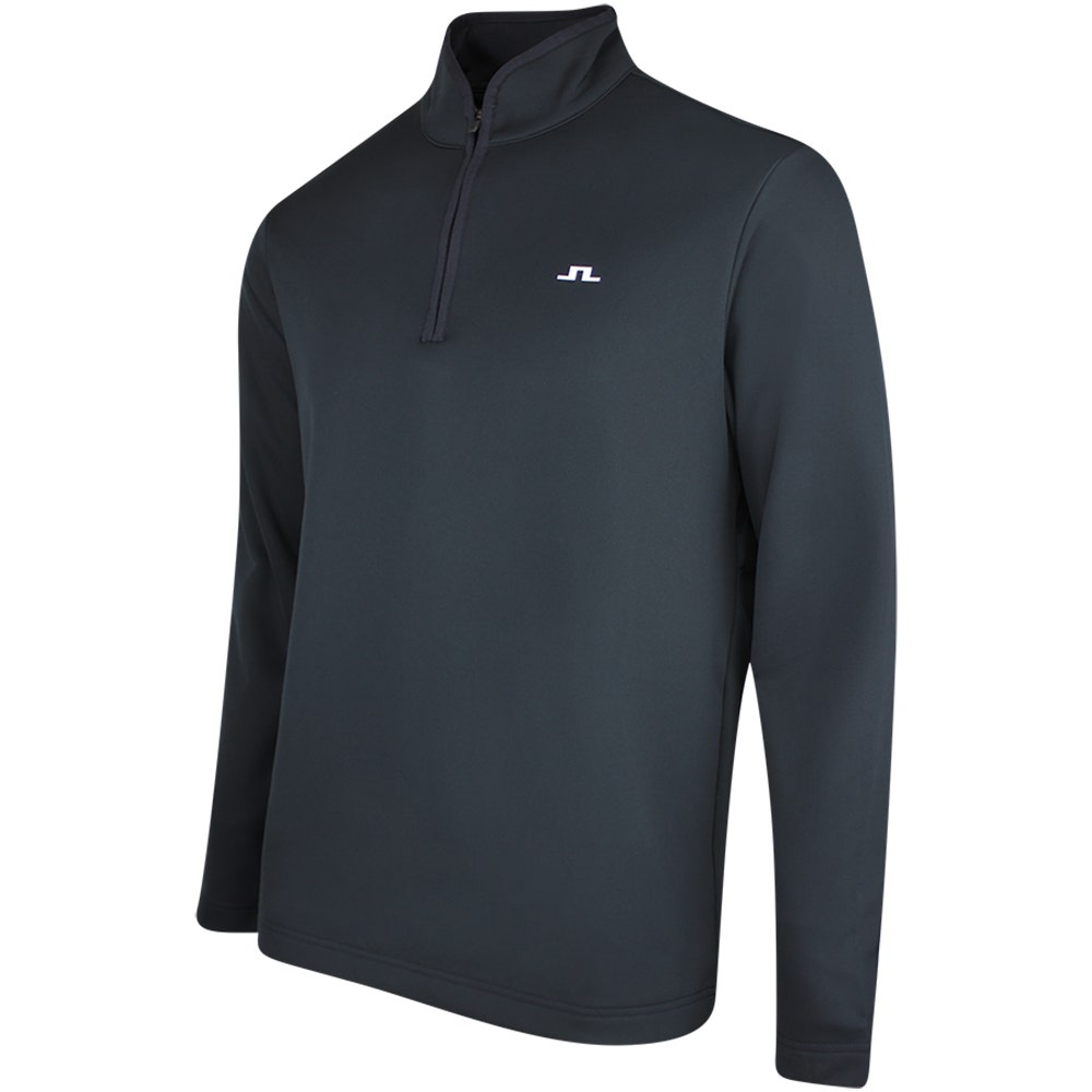 J.Lindeberg Golf Pullover - Clide QZ - Black SS26