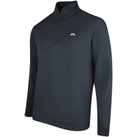 J.Lindeberg Golf Pullover - Clide QZ - Black SS26