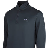 J.Lindeberg Golf Pullover - Clide QZ - Black SS26