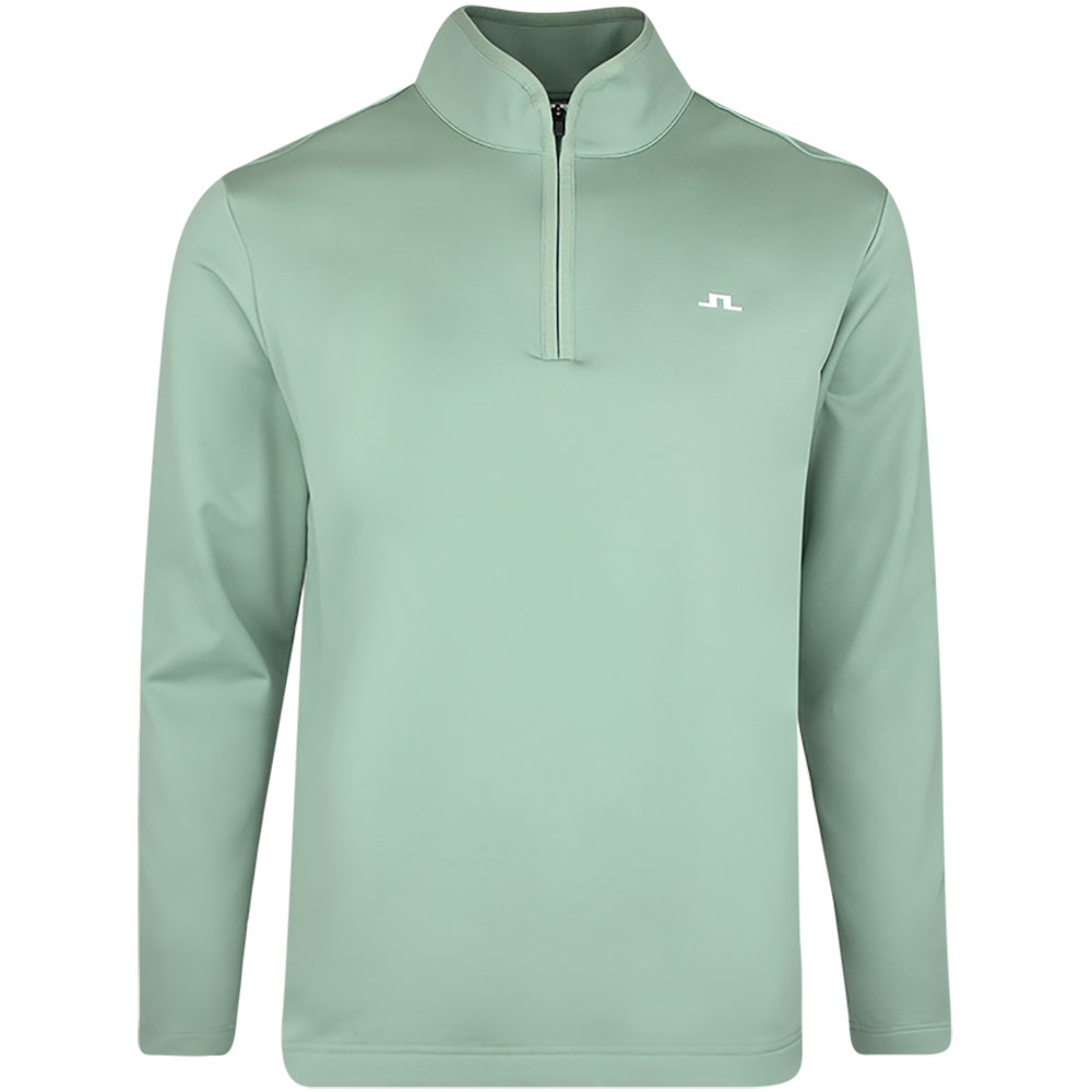 J.Lindeberg Golf Pullover - Clide QZ - Hedge Green SS26