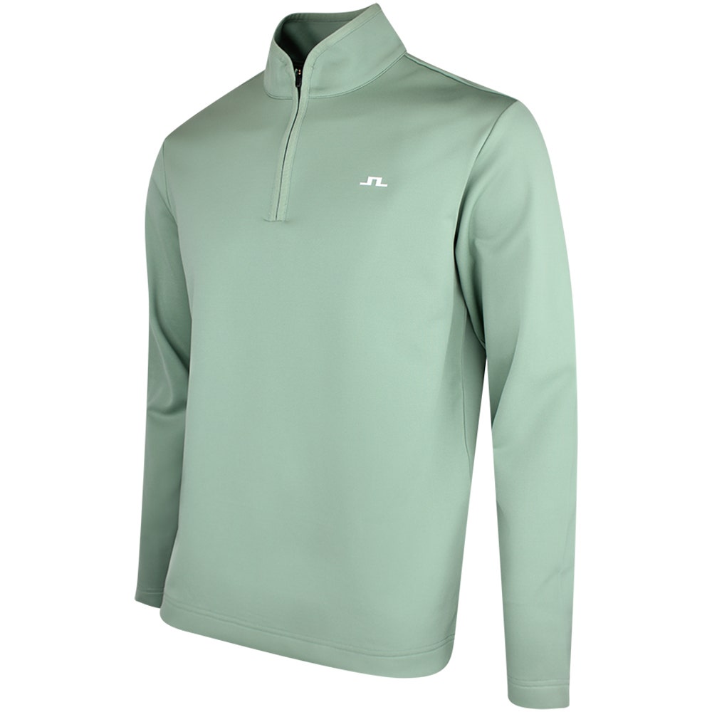 J.Lindeberg Golf Pullover - Clide QZ - Hedge Green SS26