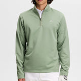 J.Lindeberg Golf Pullover - Clide QZ - Hedge Green SS26