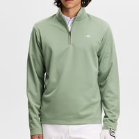 J.Lindeberg Golf Pullover - Clide QZ - Hedge Green SS26
