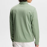 J.Lindeberg Golf Pullover - Clide QZ - Hedge Green SS26