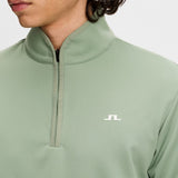 J.Lindeberg Golf Pullover - Clide QZ - Hedge Green SS26