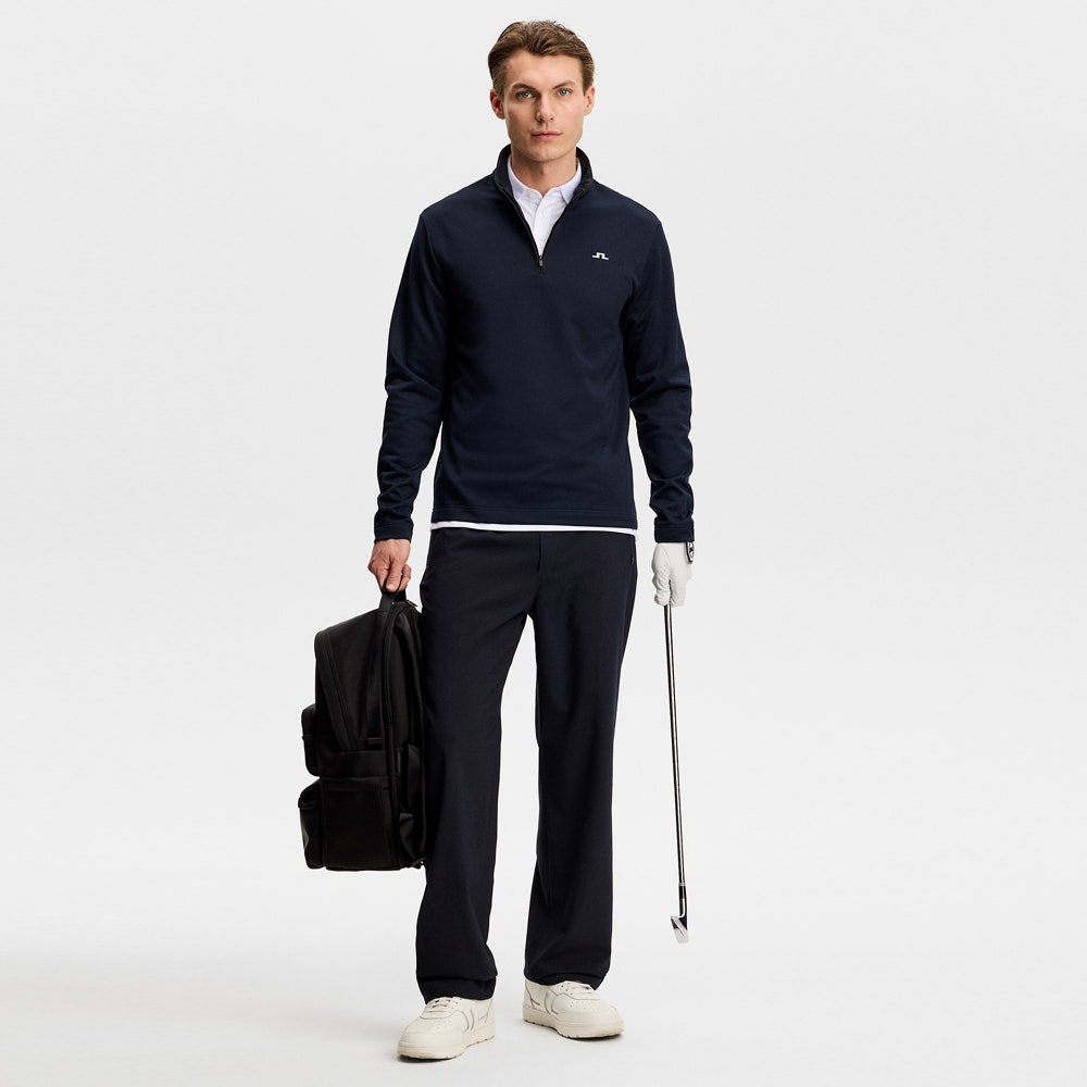 J.Lindeberg Golf Pullover - Clide QZ - JL Navy SS26