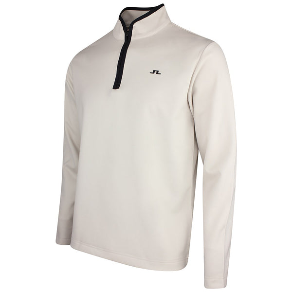 J.Lindeberg Golf Pullover - Clide QZ - Moonbeam SS26