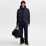 J.Lindeberg Golf Pullover - Club Graphic Hoodie - JL Navy AW26