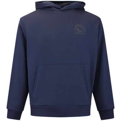 J.Lindeberg Golf Pullover - Club Graphic Hoodie - JL Navy AW26