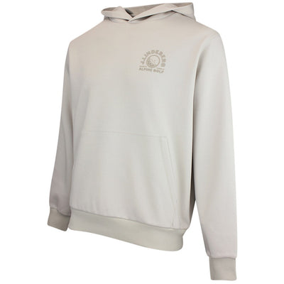 J.Lindeberg Golf Pullover - Club Graphic Hoodie - Moonbeam AW26