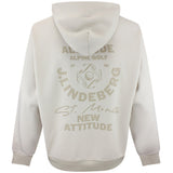 J.Lindeberg Golf Pullover - Club Graphic Hoodie - Moonbeam AW26