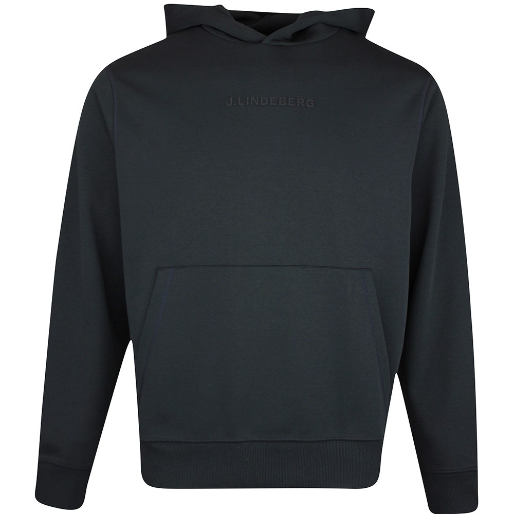 J.Lindeberg Golf Pullover - Club Hoodie - Black SS26