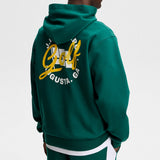 J.Lindeberg Golf Pullover - Club Tour Hoodie - Forest Biome SS26